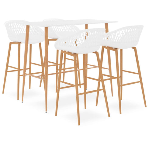 Swen Studio -  5 Piece Bar Set White